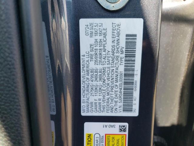 5J6RS4H43SL005561 - 2025 HONDA CR-V EX GRAY photo 12