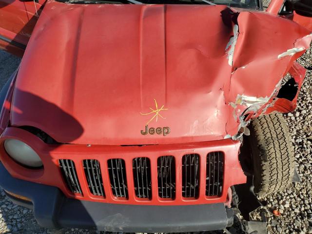 1J4GK48K63W582882 - 2003 JEEP LIBERTY SPORT RED photo 12