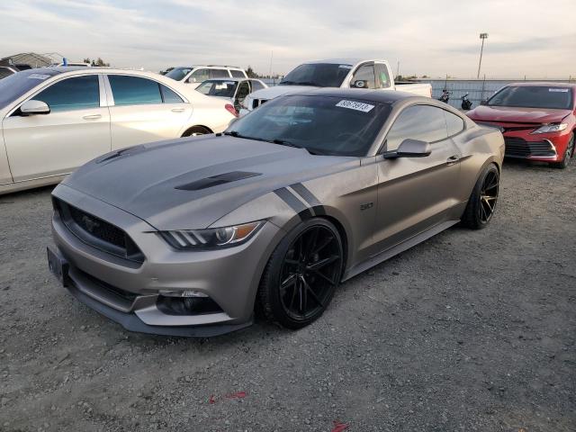 1FA6P8CF8G5257267 - 2016 FORD MUSTANG GT GRAY photo 1