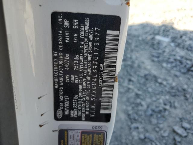 5XXGU4L39JG179977 - 2018 KIA OPTIMA EX Ақ фото 12