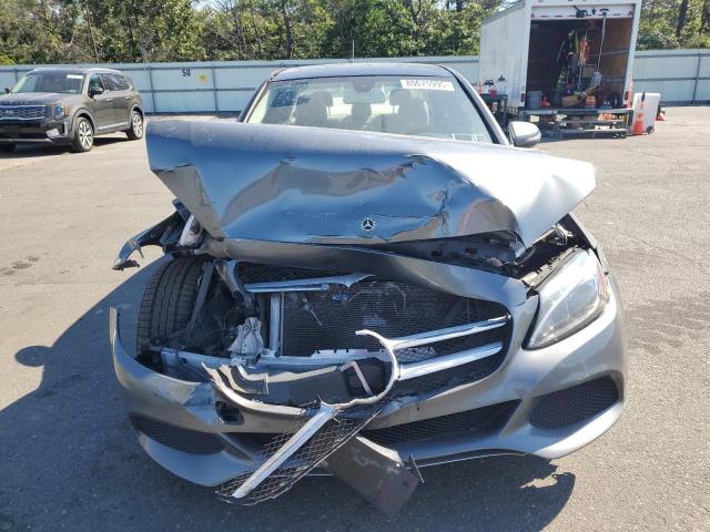 55SWF4KB5HU217411 - 2017 MERCEDES-BENZ C 300 4MATIC GRAY photo 5