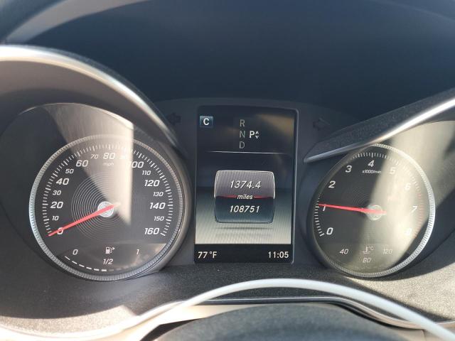 55SWF4KB5HU217411 - 2017 MERCEDES-BENZ C 300 4MATIC GRAY photo 9