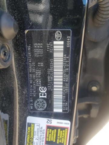 4T1J11AK2LU965345 - 2020 TOYOTA CAMRY SE BLACK photo 12