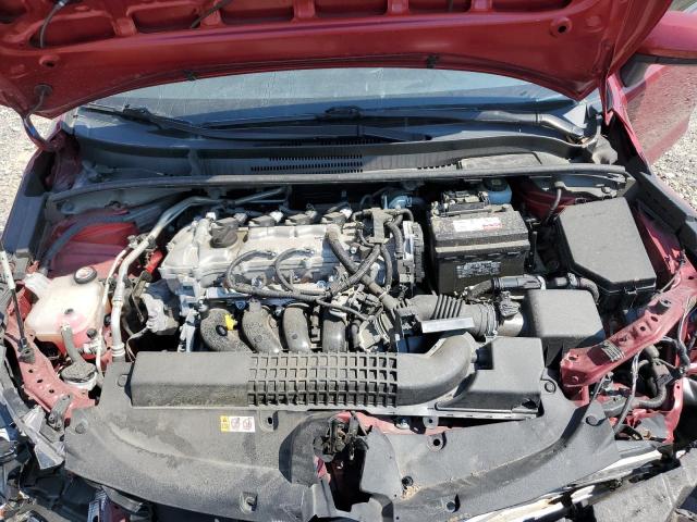 JTDEPMAE4NJ195797 - 2022 TOYOTA COROLLA LE 红色 照片 11