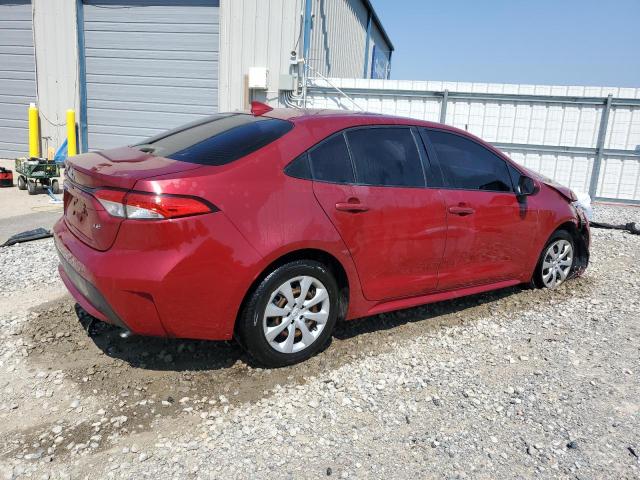 JTDEPMAE4NJ195797 - 2022 TOYOTA COROLLA LE 红色 照片 3