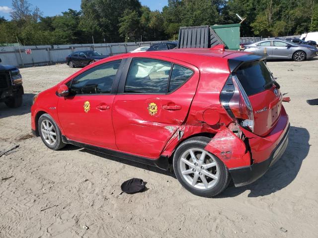 JTDKDTB3XH1594740 - 2017 TOYOTA PRIUS C RED photo 2