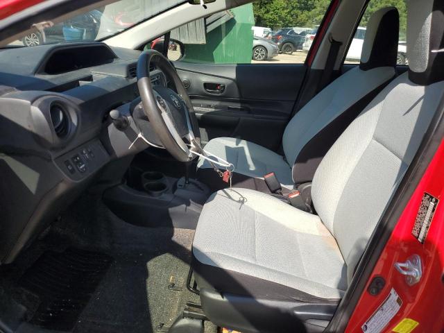 JTDKDTB3XH1594740 - 2017 TOYOTA PRIUS C RED photo 7