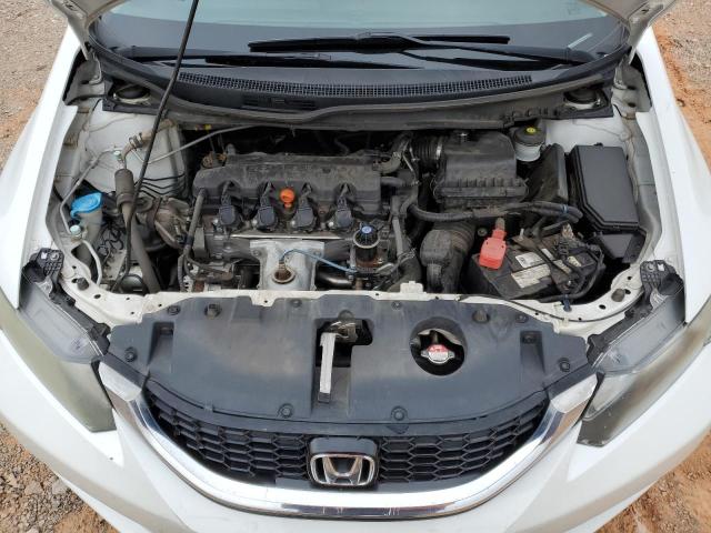 19XFB2F91EE053553 - 2014 HONDA CIVIC EXL თეთრი ფოტო 11