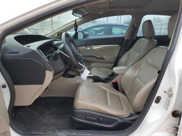 19XFB2F91EE053553 - 2014 HONDA CIVIC EXL თეთრი ფოტო 7