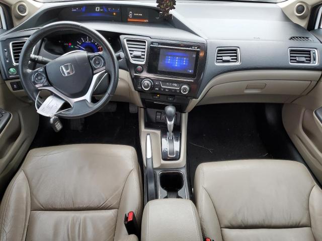19XFB2F91EE053553 - 2014 HONDA CIVIC EXL თეთრი ფოტო 8