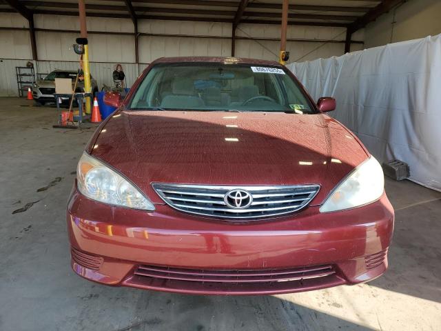 4T1BE30K56U157825 - 2006 TOYOTA CAMRY LE BURGUNDY photo 5