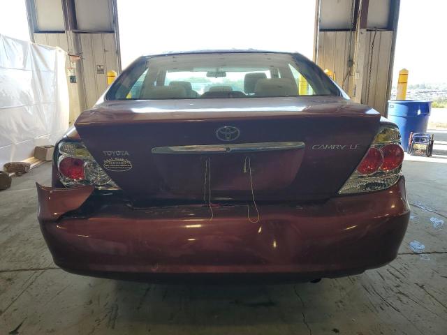 4T1BE30K56U157825 - 2006 TOYOTA CAMRY LE BURGUNDY photo 6