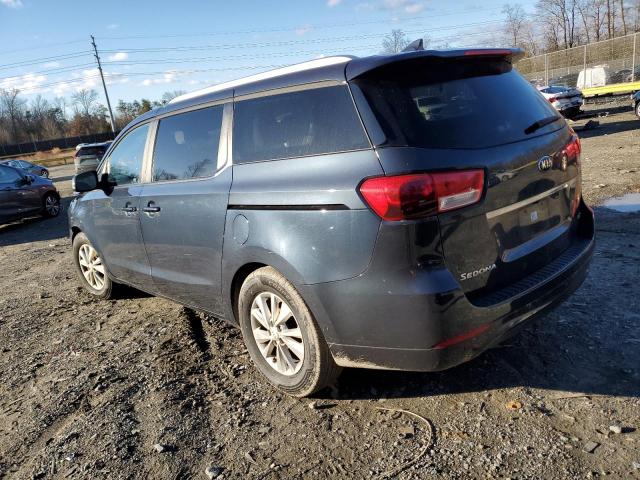 KNDMB5C1XG6148970 - 2016 KIA SEDONA LX GRAY photo 2