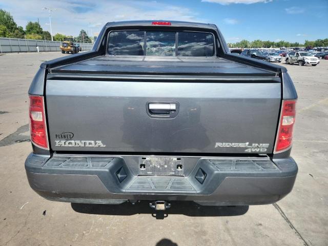 5FPYK16589B103677 - 2009 HONDA RIDGELINE RTL GRAY photo 6