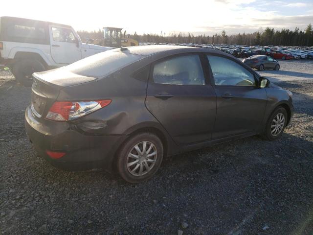 KMHCT4AE2CU187739 - 2012 HYUNDAI ACCENT GLS GRAY photo 3