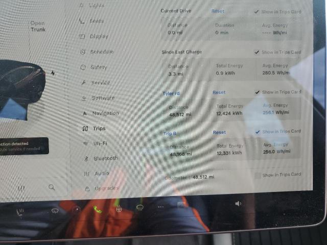 5YJ3E1EB1NF173887 - 2022 TESLA MODEL 3 BLACK photo 9