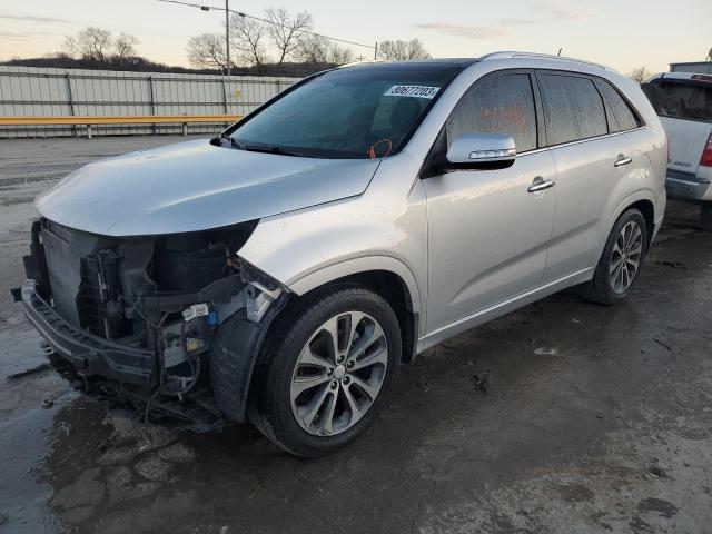 5XYKW4A76FG569481 - 2015 KIA SORENTO SX SILVER photo 1