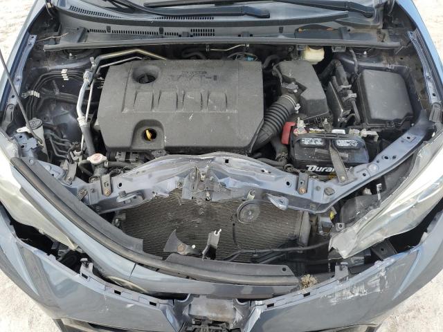 5YFBURHE0JP777500 - 2018 TOYOTA COROLLA L BLUE photo 11