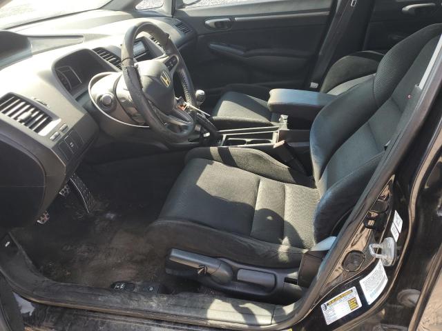 2HGFA55588H706120 - 2008 HONDA CIVIC SI BLACK photo 7