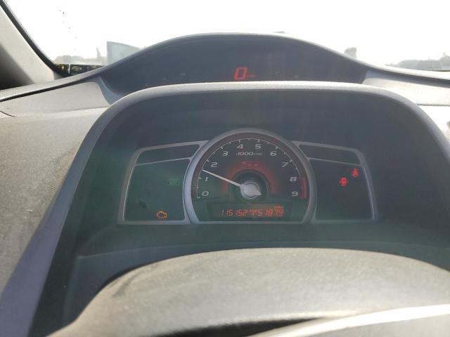 2HGFA55588H706120 - 2008 HONDA CIVIC SI BLACK photo 9