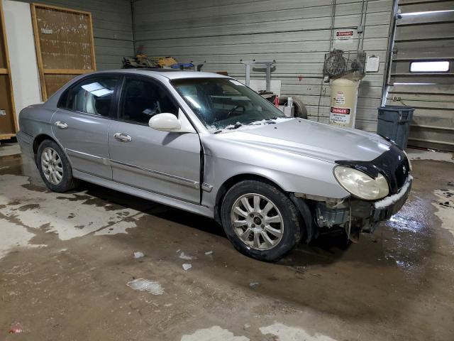 KMHWF35H43A854881 - 2003 HYUNDAI SONATA GLS SILVER photo 4