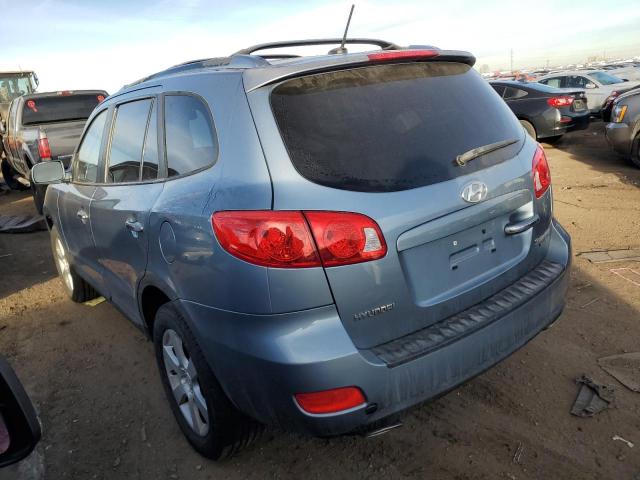 5NMSH73E19H323357 - 2009 HYUNDAI SANTA FE SE BLUE photo 2