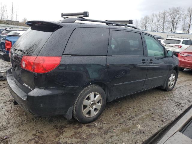 5TDZK23C29S230006 - 2009 TOYOTA SIENNA CE BLACK photo 3