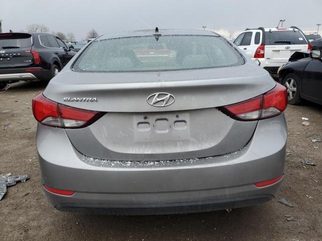 KMHDH4AE7EU189527 - 2014 HYUNDAI ELANTRA SE GRAY photo 6