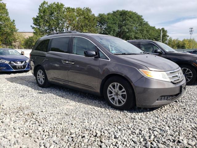 5FNRL5H67CB012463 - 2012 HONDA ODYSSEY EXL GRAY photo 4