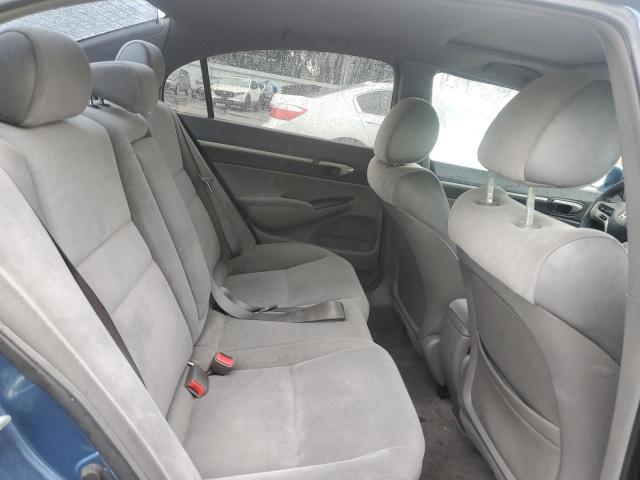 1HGFA16828L064188 - 2008 HONDA CIVIC EX BLUE photo 10