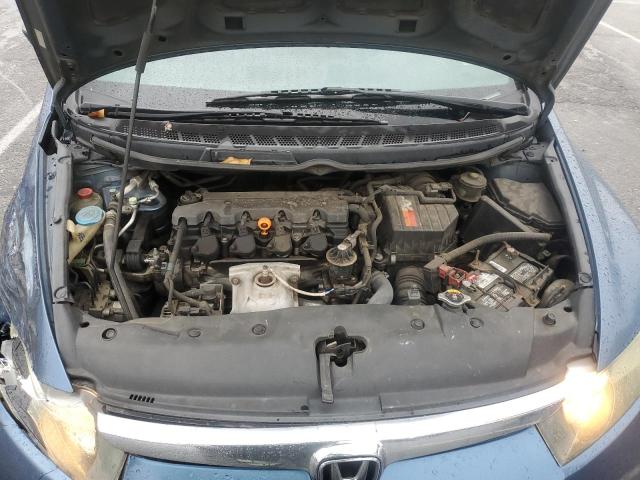 1HGFA16828L064188 - 2008 HONDA CIVIC EX BLUE photo 11