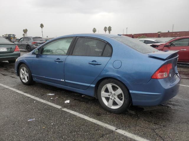 1HGFA16828L064188 - 2008 HONDA CIVIC EX BLUE photo 2