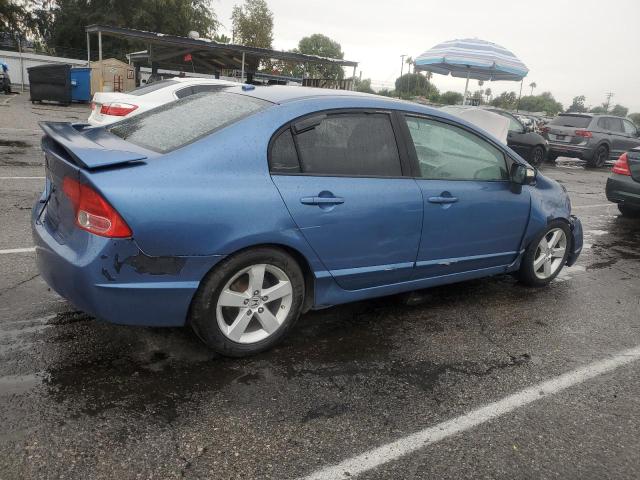 1HGFA16828L064188 - 2008 HONDA CIVIC EX BLUE photo 3