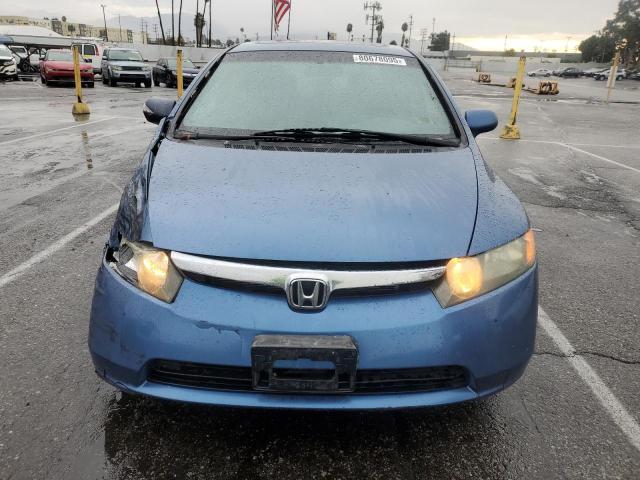 1HGFA16828L064188 - 2008 HONDA CIVIC EX BLUE photo 5