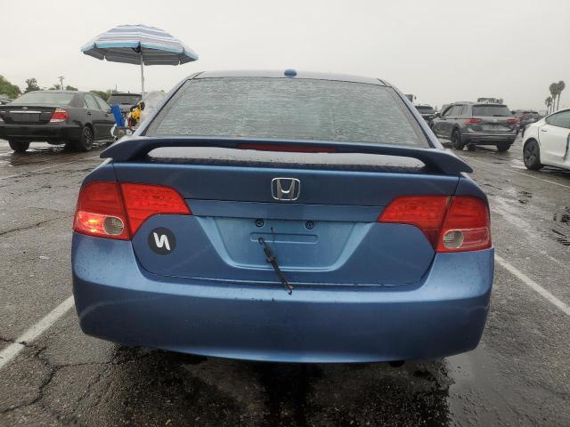 1HGFA16828L064188 - 2008 HONDA CIVIC EX BLUE photo 6