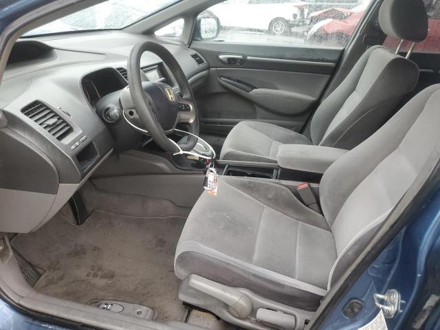 1HGFA16828L064188 - 2008 HONDA CIVIC EX BLUE photo 7