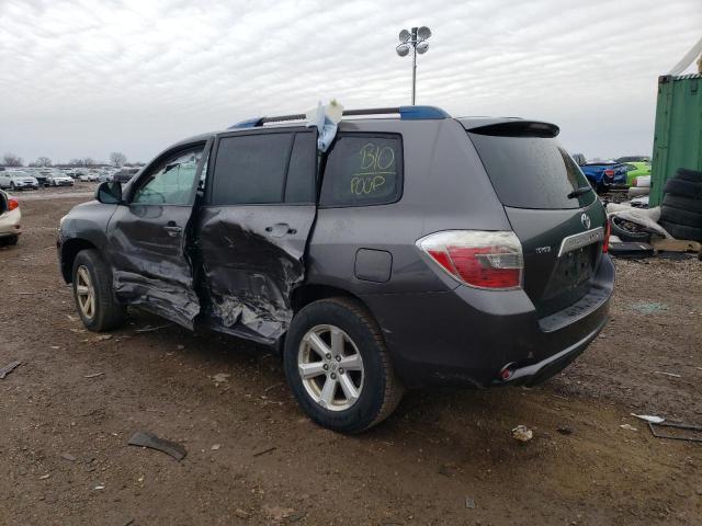 JTEDA41A492004126 - 2009 TOYOTA HIGHLANDER GRAY photo 2