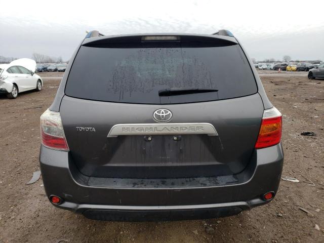 JTEDA41A492004126 - 2009 TOYOTA HIGHLANDER GRAY photo 6