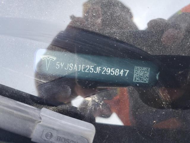 5YJSA1E25JF295847 - 2018 TESLA MODEL S Azul foto 13