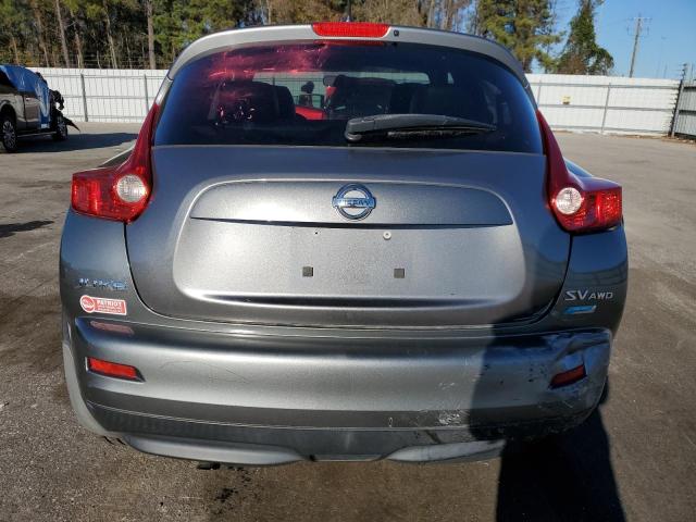 JN8AF5MV9DT223457 - 2013 NISSAN JUKE S GRAY photo 6