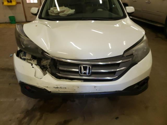 5J6RM4H50CL074275 - 2012 HONDA CR-V EX WHITE photo 12