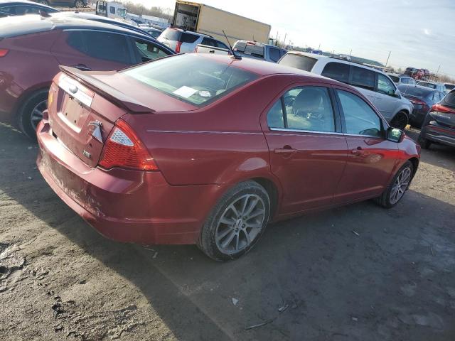 3FAHP0JG0AR112962 - 2010 FORD FUSION SEL RED photo 3