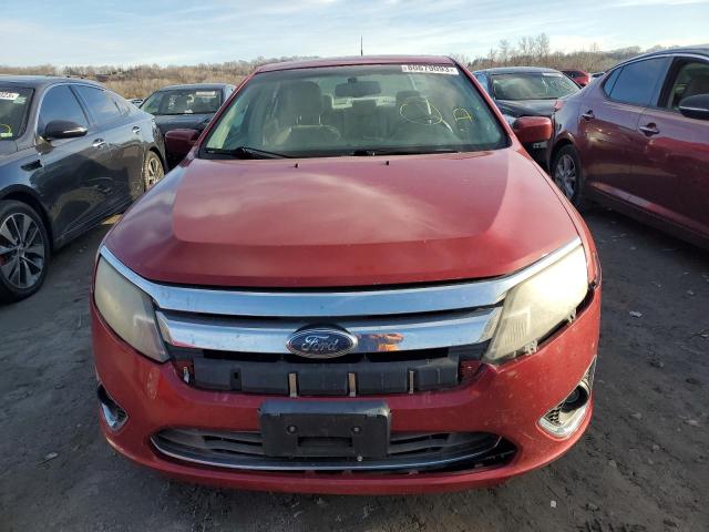 3FAHP0JG0AR112962 - 2010 FORD FUSION SEL RED photo 5