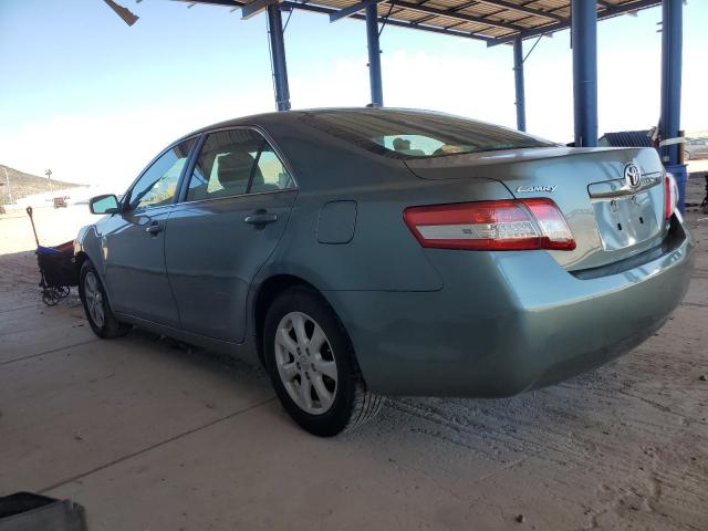 4T1BF3EK0BU744322 - 2011 TOYOTA CAMRY BASE فيروزي صورة 2