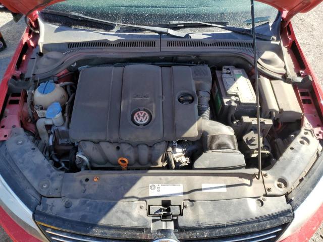 3VWDP7AJ6DM249190 - 2013 VOLKSWAGEN JETTA SE RED photo 11
