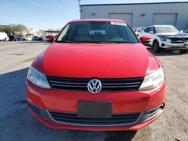 3VWDP7AJ6DM249190 - 2013 VOLKSWAGEN JETTA SE RED photo 5