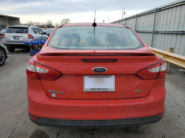 1FAHP3F23CL289005 - 2012 FORD FOCUS SE RED photo 6