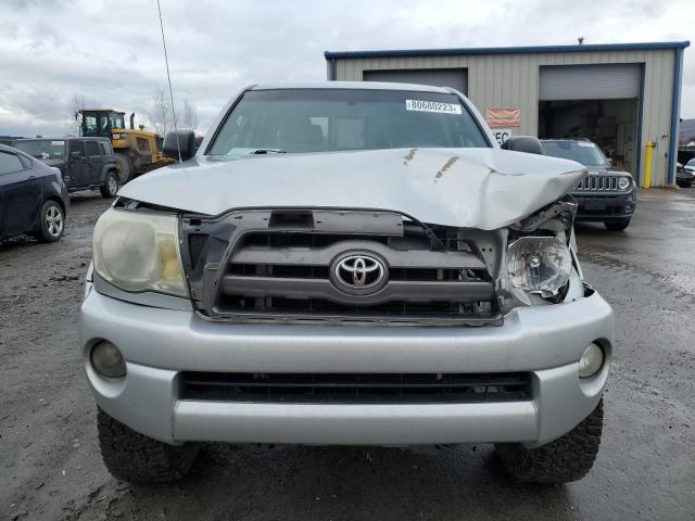 5TEMU4FN6AZ701109 - 2010 TOYOTA TACOMA DOUBLE CAB LONG BED SILVER photo 5