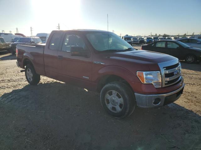 1FTFX1CT7EKD68544 - 2014 FORD F150 SUPER CAB RED photo 4