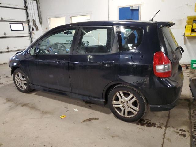 JHMGD38618S047064 - 2008 HONDA FIT SPORT BLUE photo 2